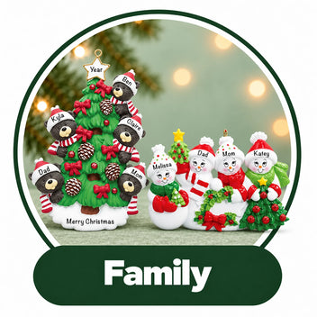 Personalized Family Ornaments