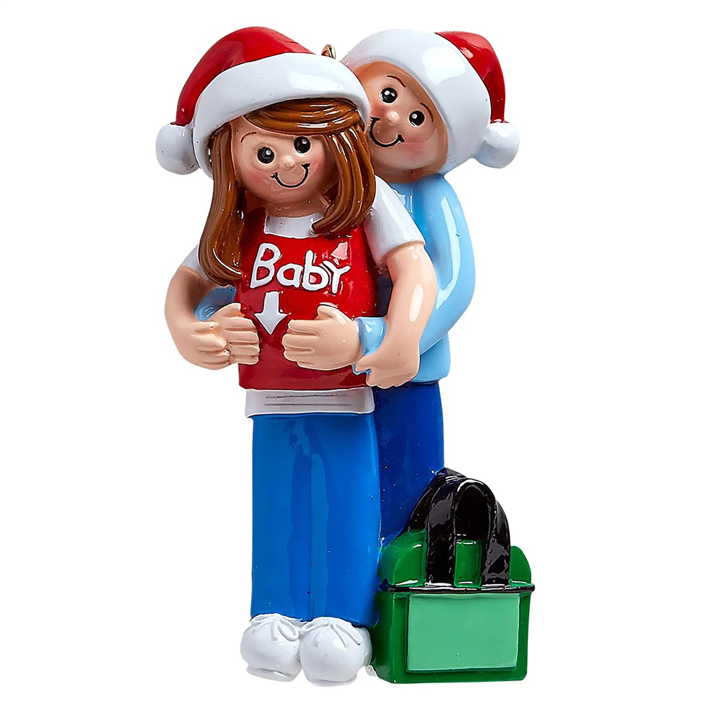 Adorno personalizado para pareja embarazada con pancita