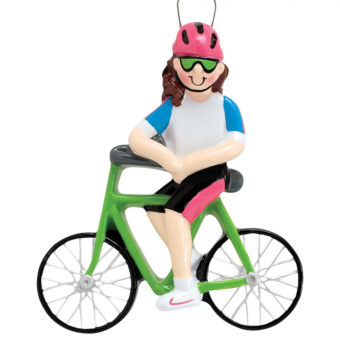Bicycle Personalized Ornament - Girl