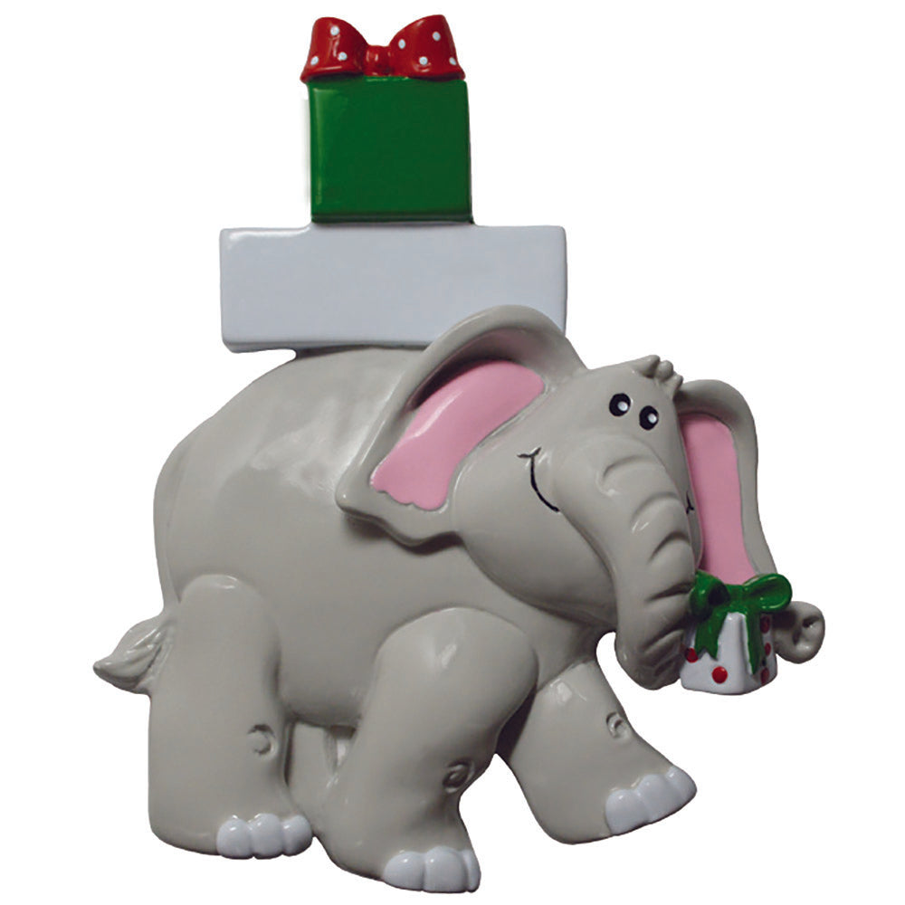 Christmas Elephant Christmas Ornament