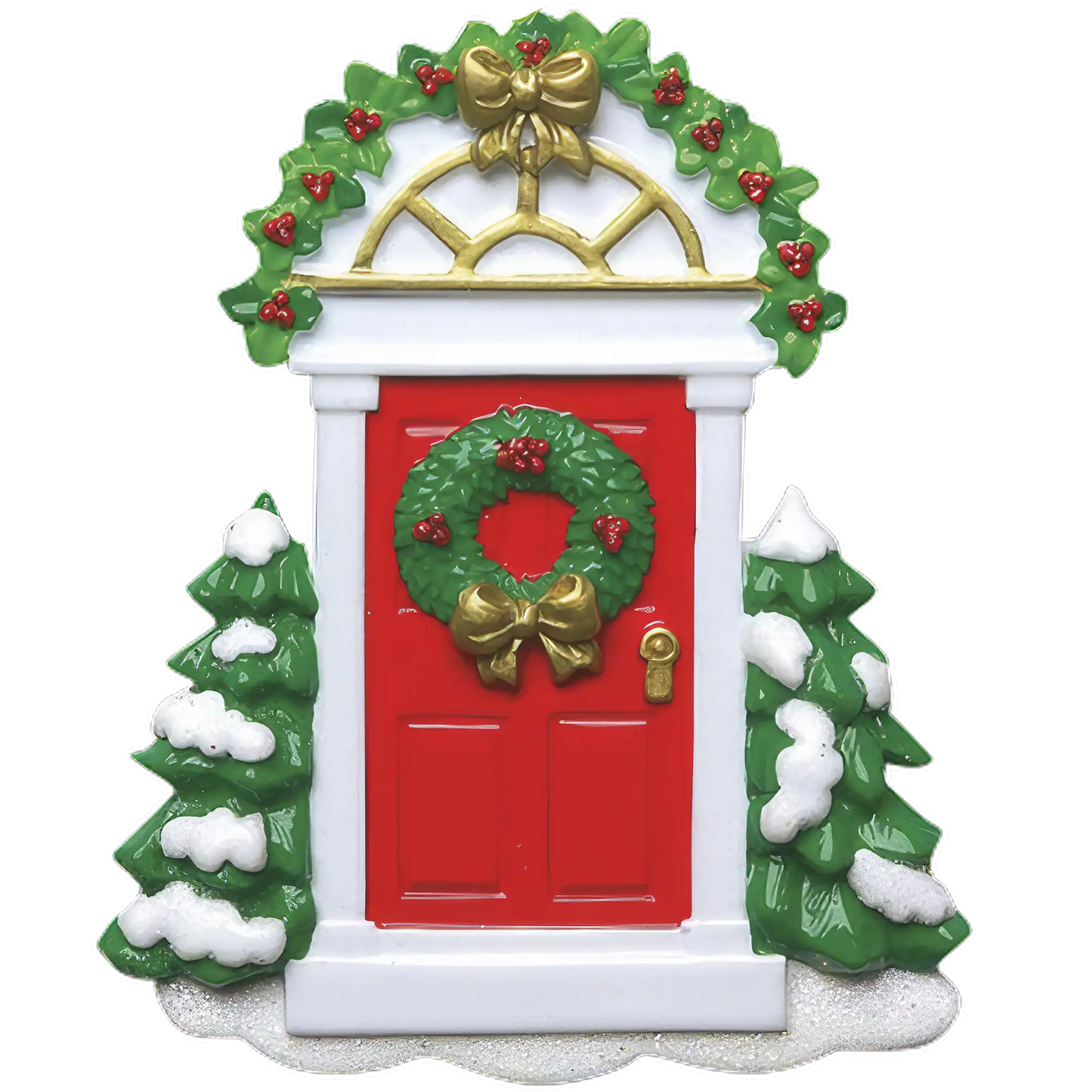 Red Door Personalized Ornament