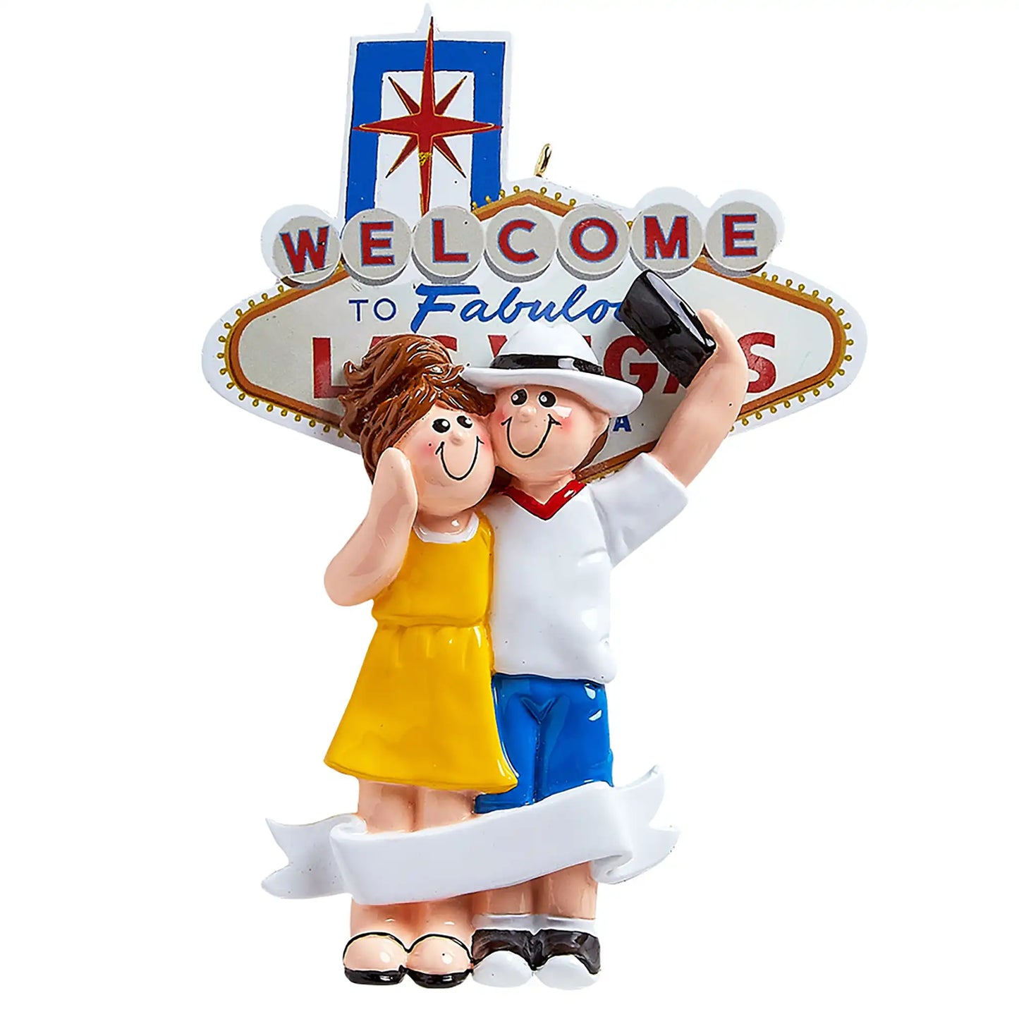 Las Vegas Couple Personalized Ornament