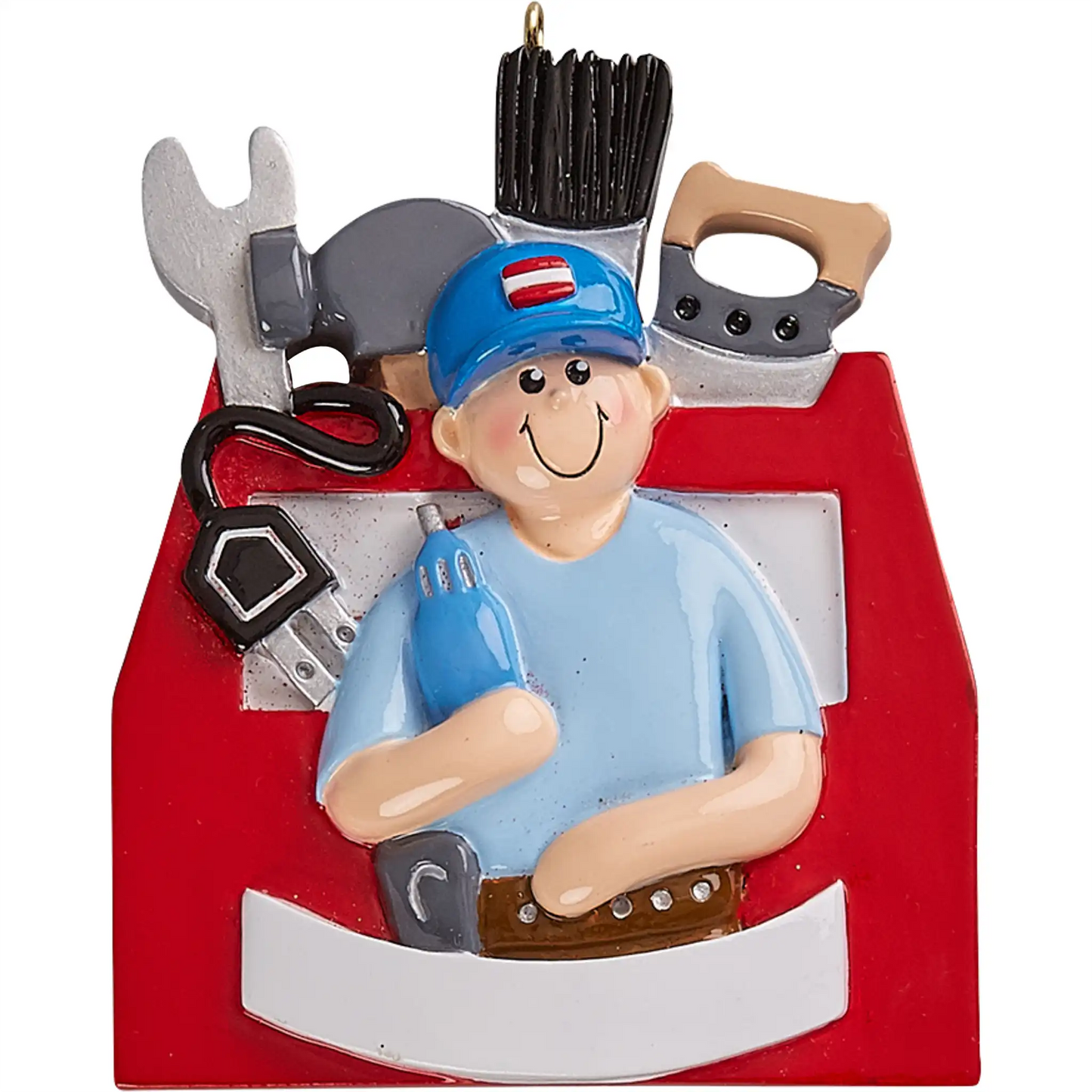Handyman Toolbox Personalized Ornament