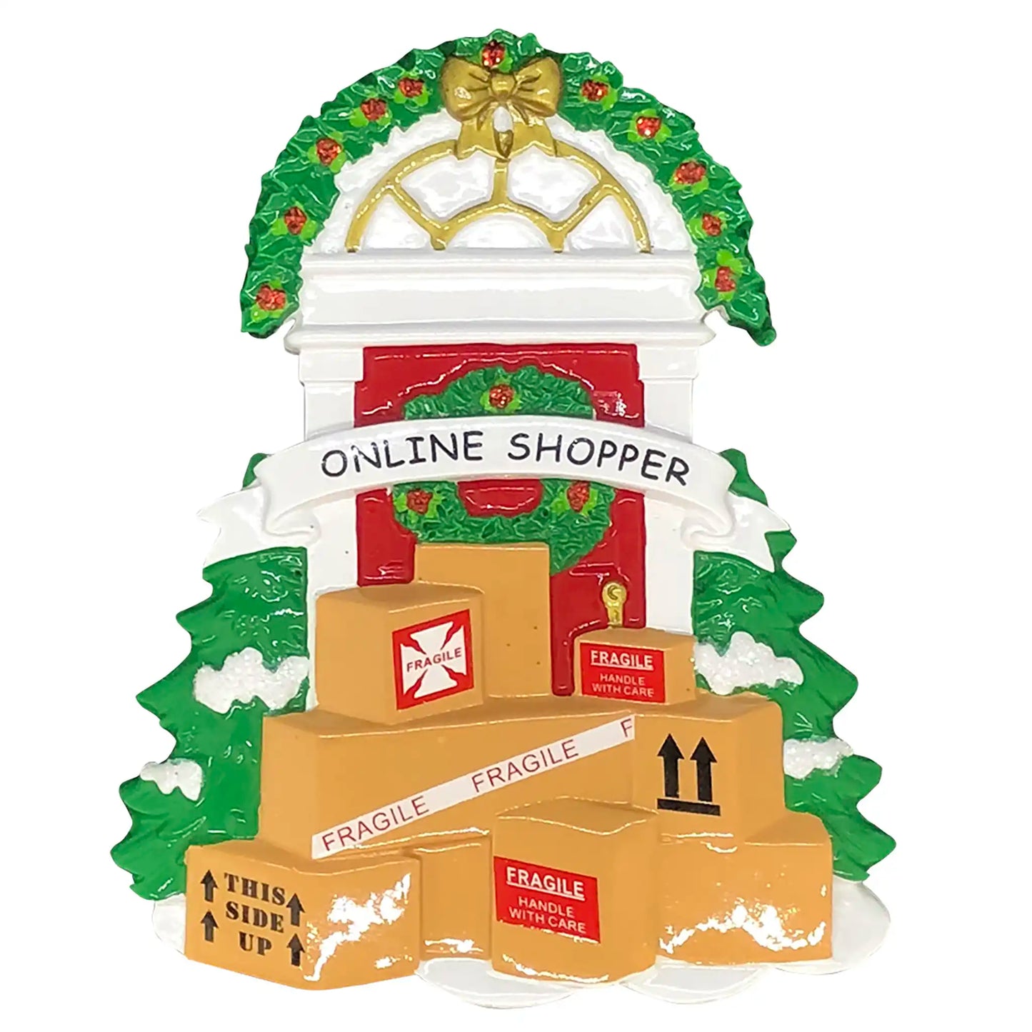 Online Shopper Personalized Ornament