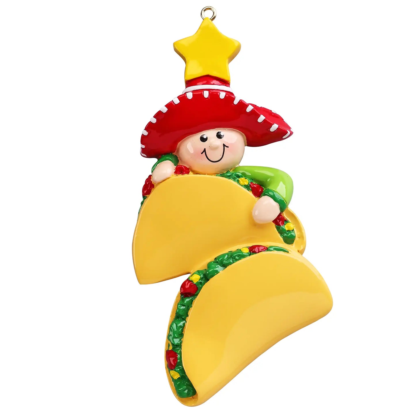 Taco Lover Christmas Ornament