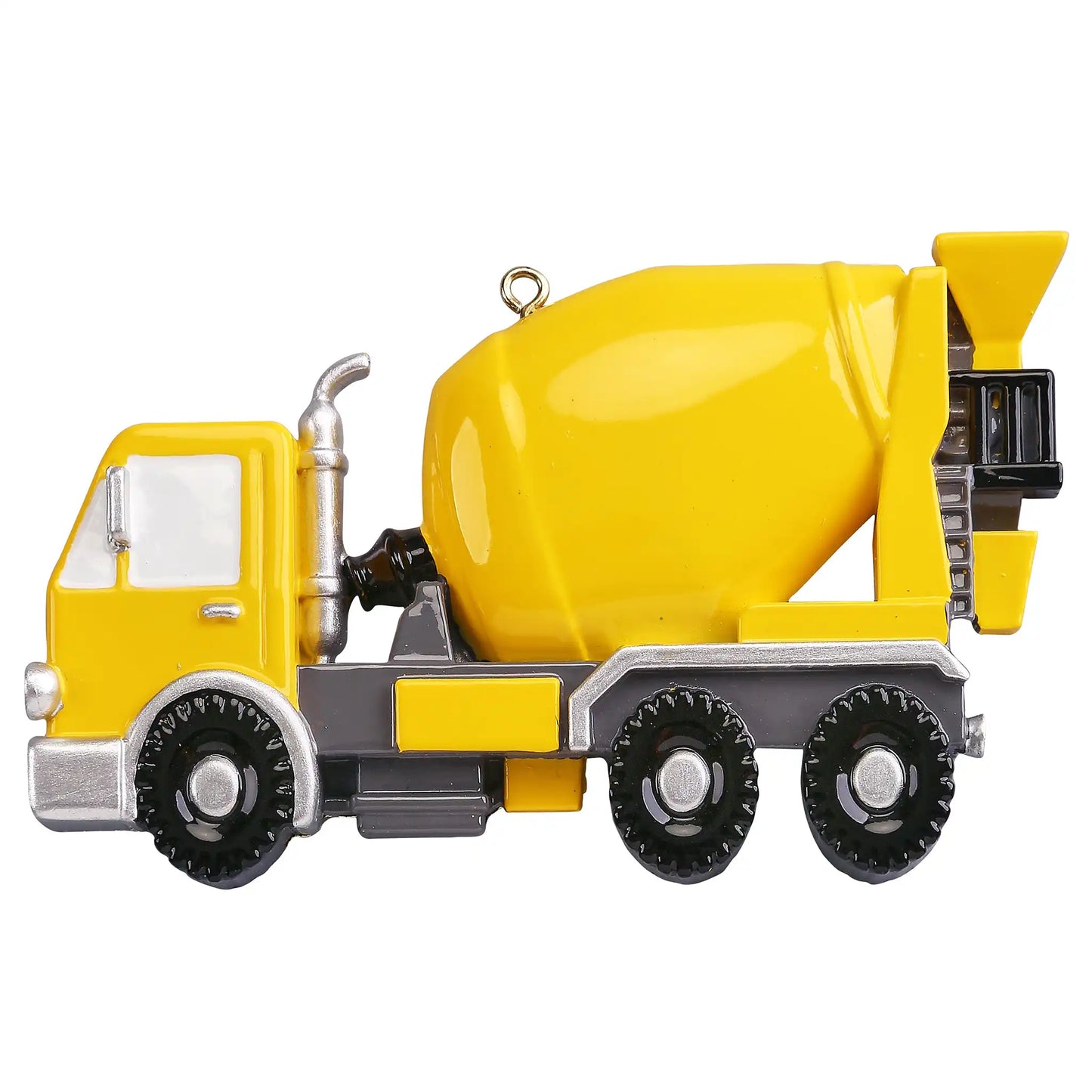 Adorno navideño de camión de cemento