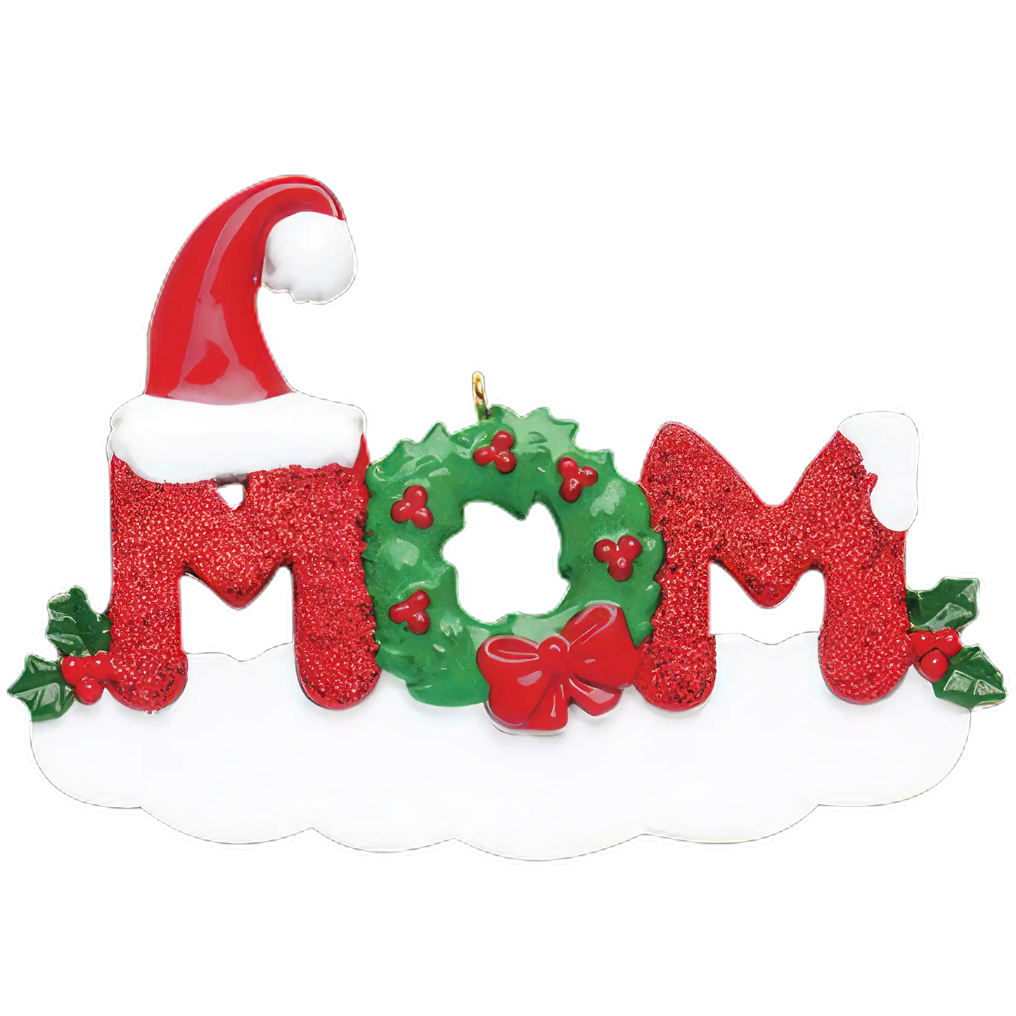 Adorno navideño de mamá