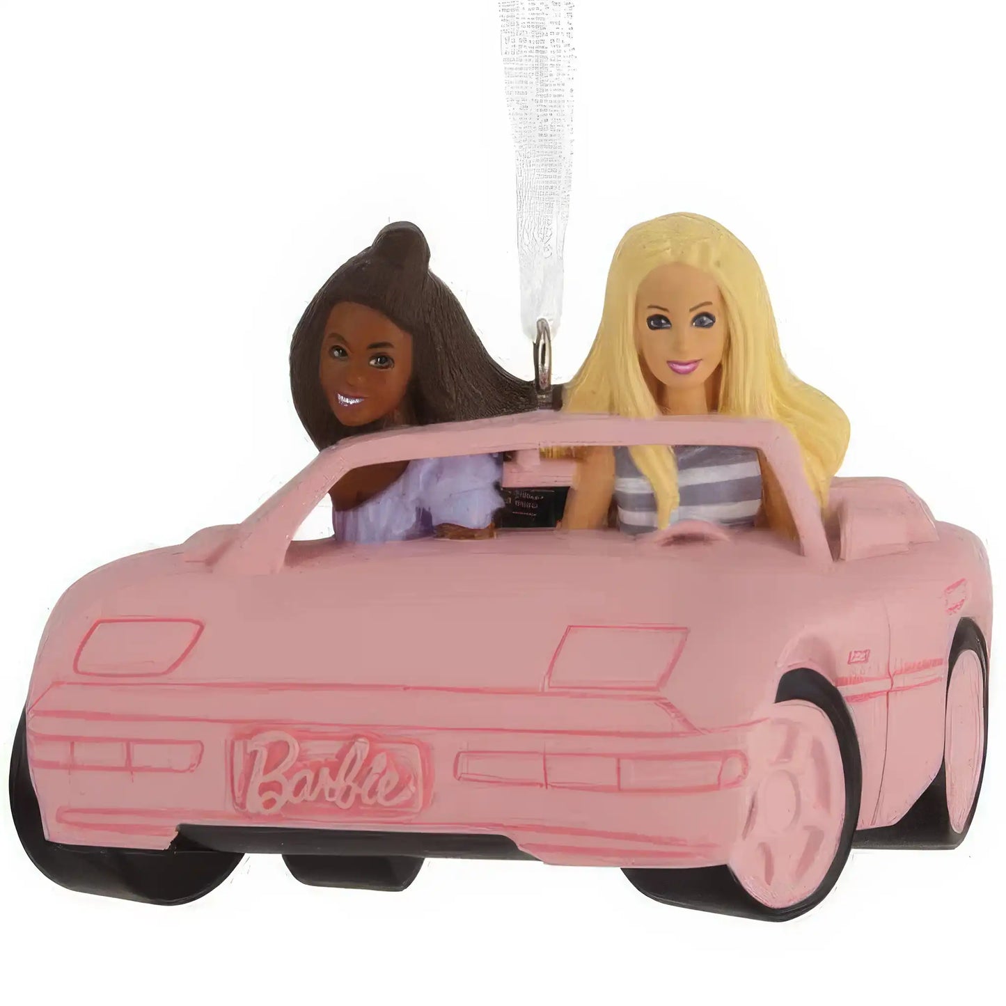 Adorno navideño de Disney con el coche de Barbie