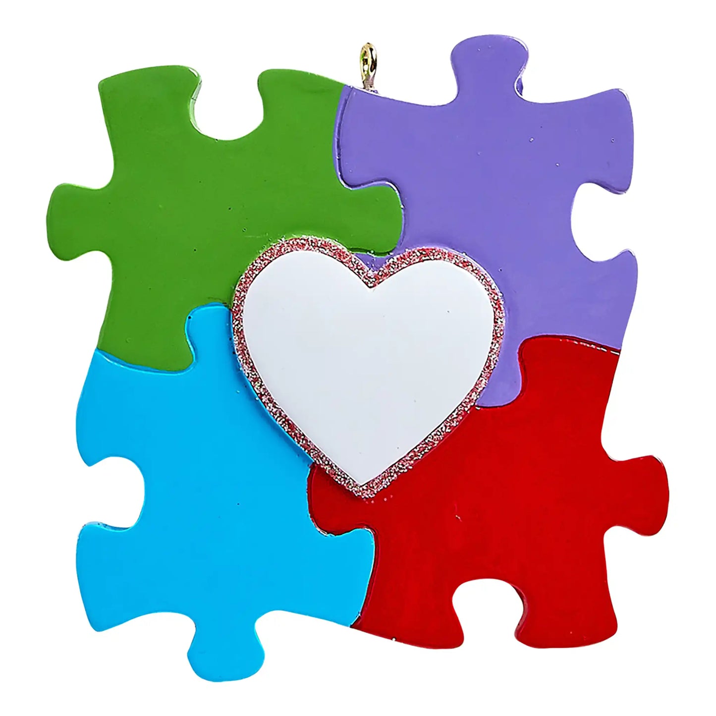 Adorno navideño sobre autismo