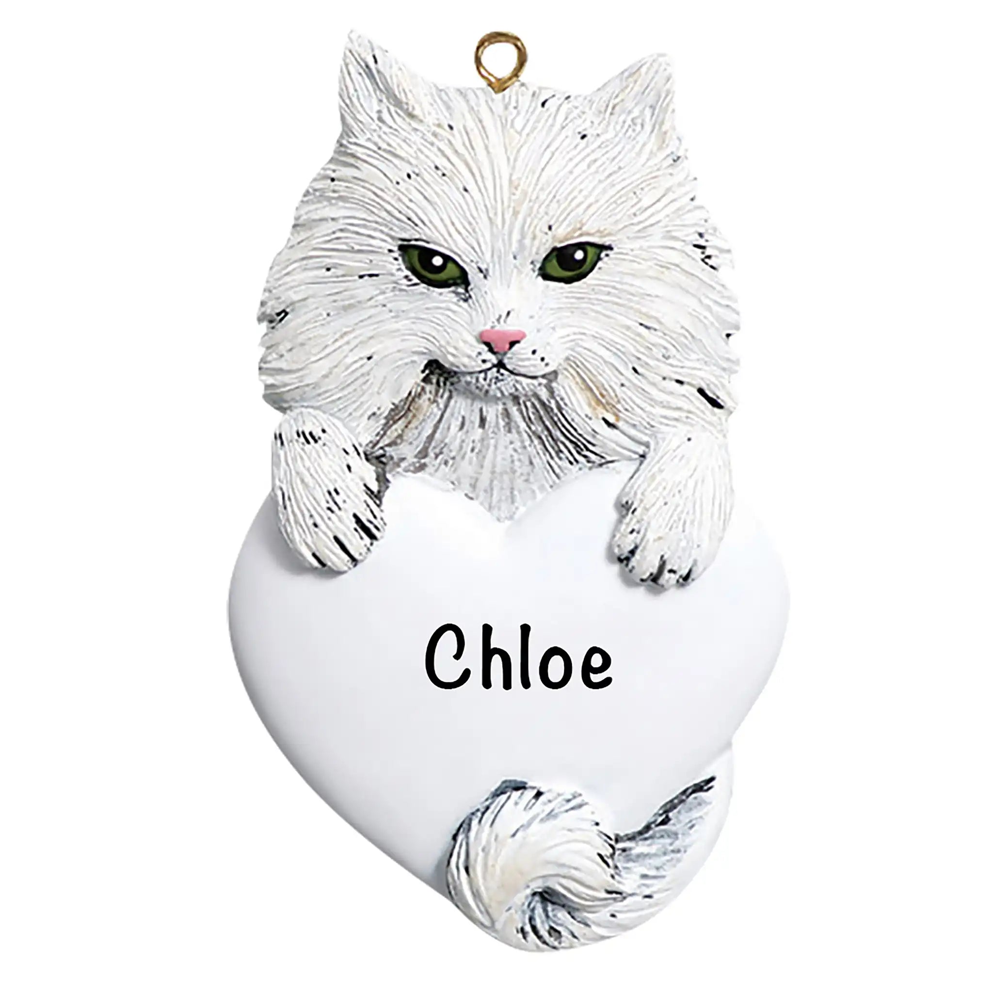 Persian Cat Personalized Ornament - Cat Christmas Ornament