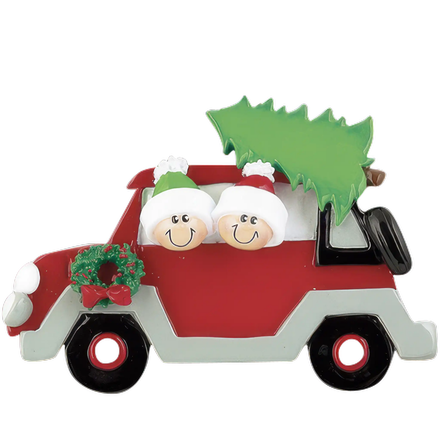 Couple Christmas Tree Car Personalized Ornament
