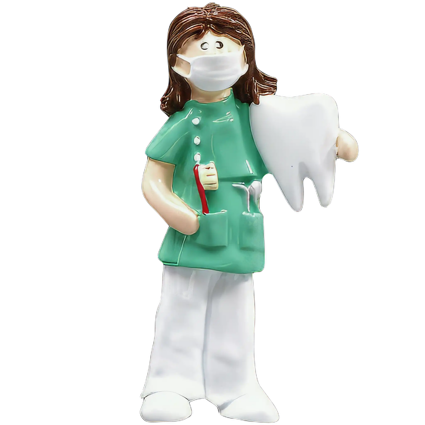 Adorno personalizado para dentista/higienista dental