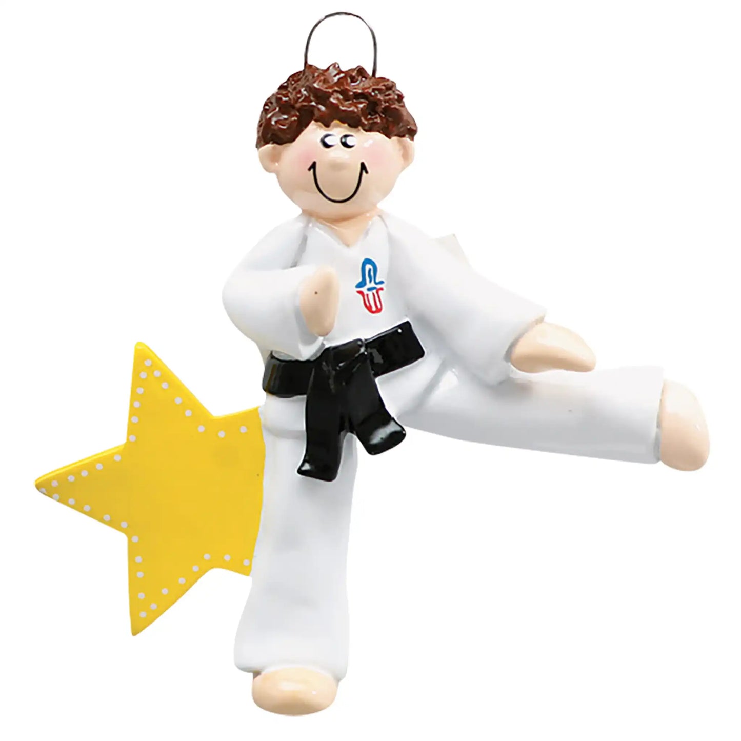 Karate MMA Guy Personalized Ornament