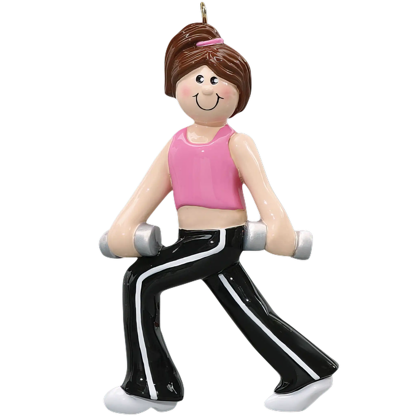 Fitness Crossfit Gym Girl Personalized Ornament