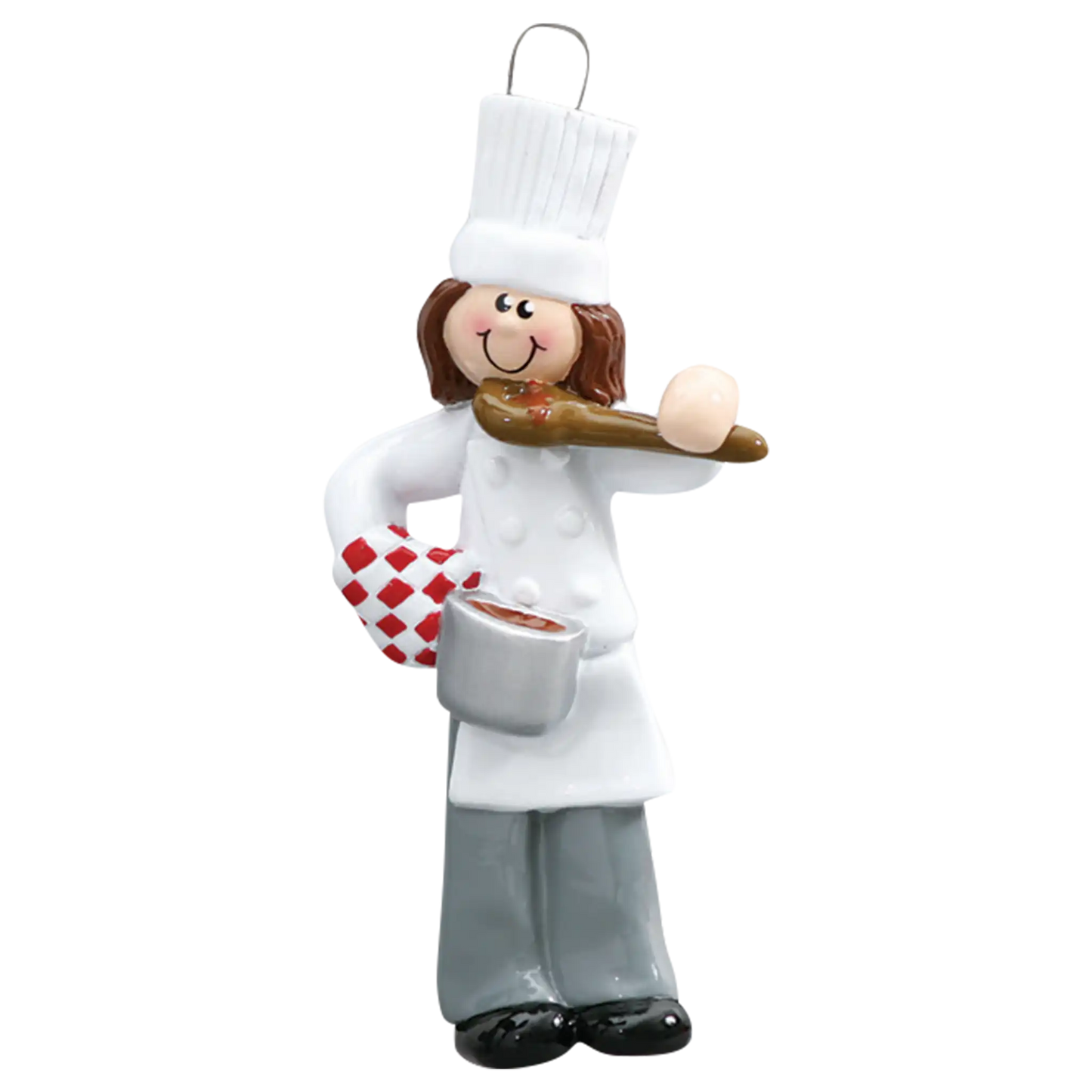 Chef Personalized Ornament - Girl