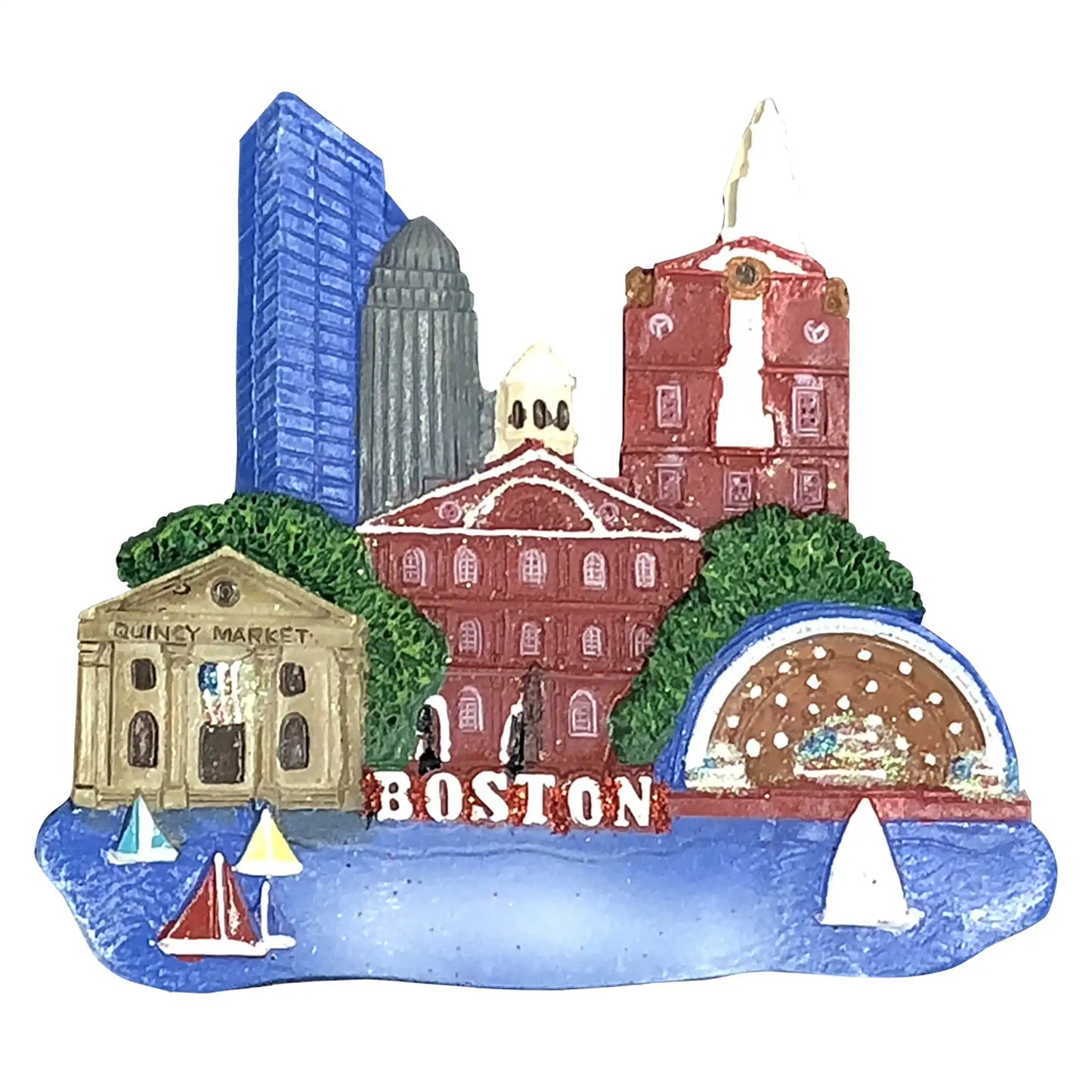 Adorno navideño de Boston