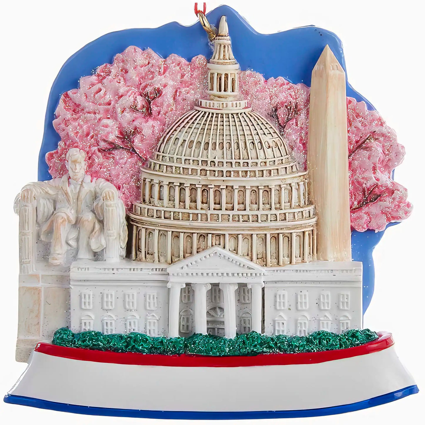 Adorno navideño de Washington DC