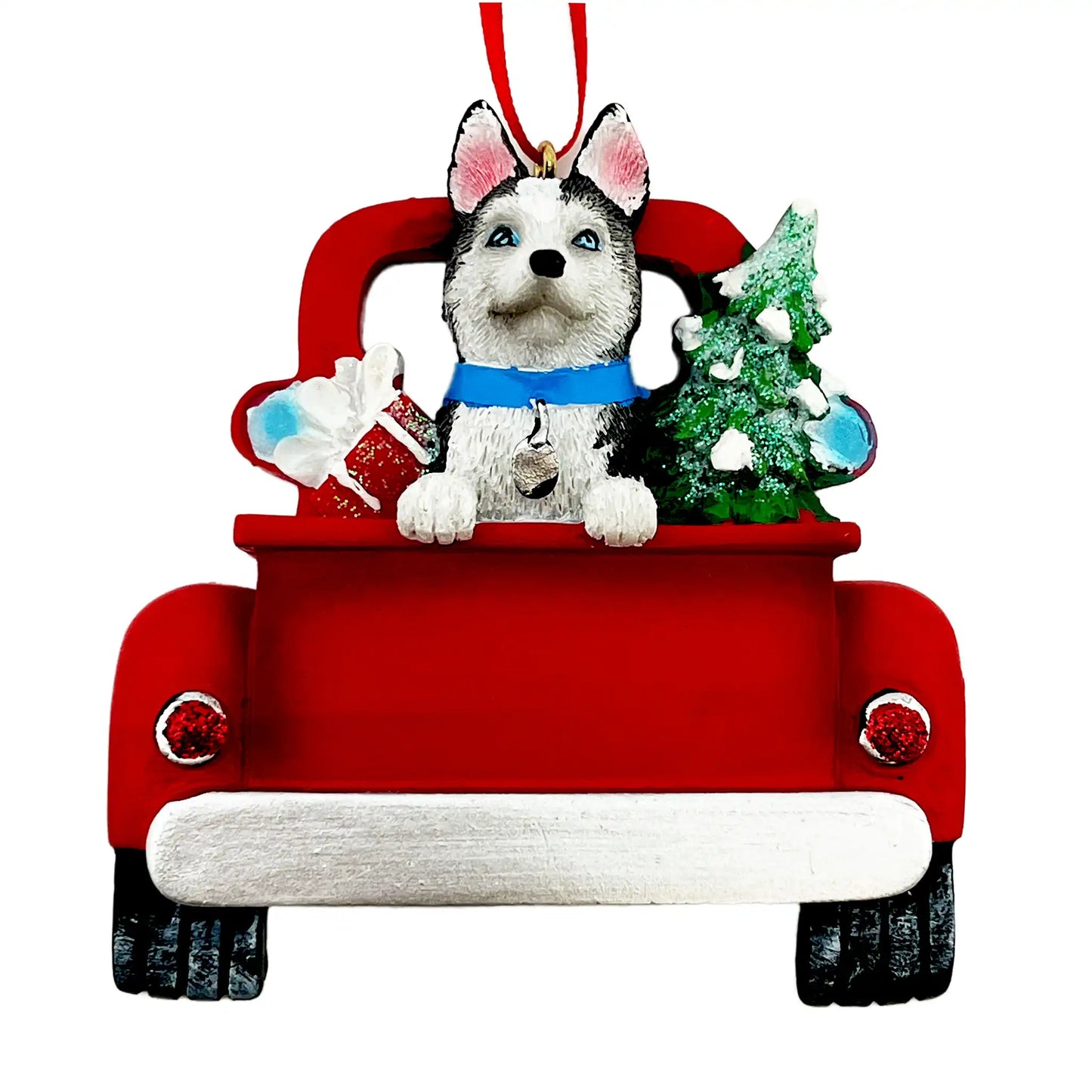 Siberian Husky Personalized Ornament