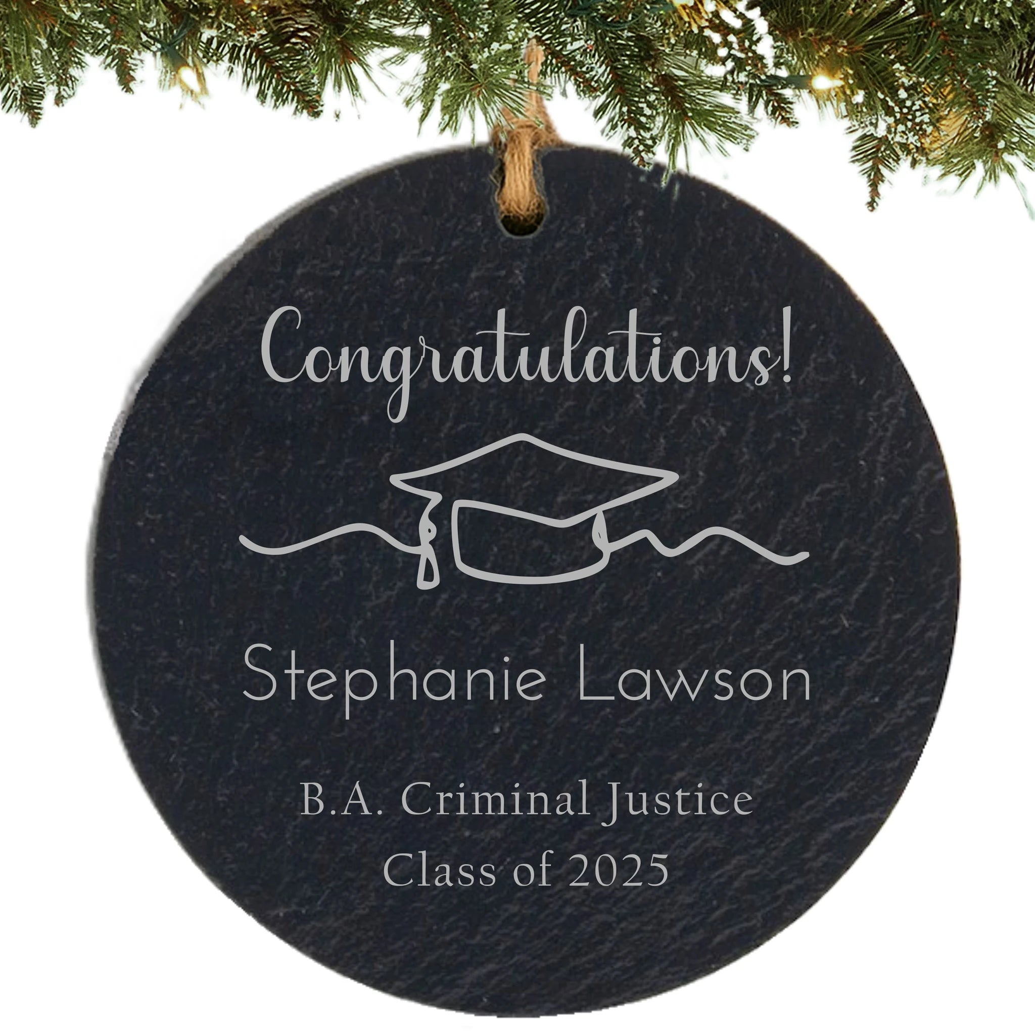 Congratulations Graduation Ornament – Personalized Class of 2025 ...