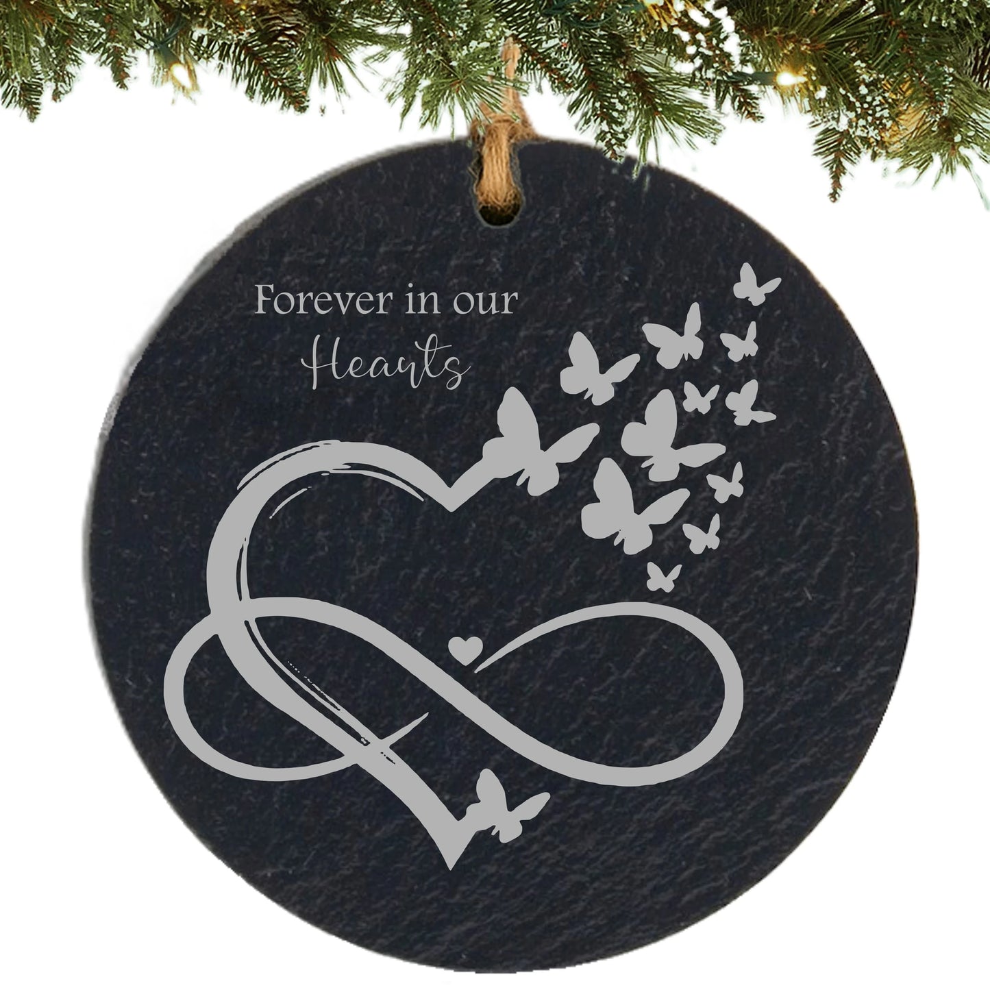 Memorial Personalized Ornament – Forever in Our Hearts