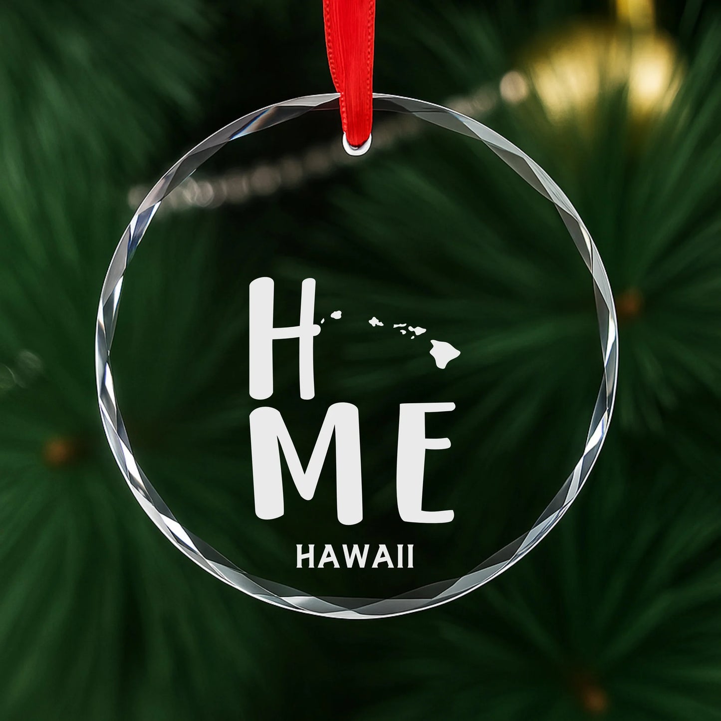 Hawaii Home State Personalized Ornament