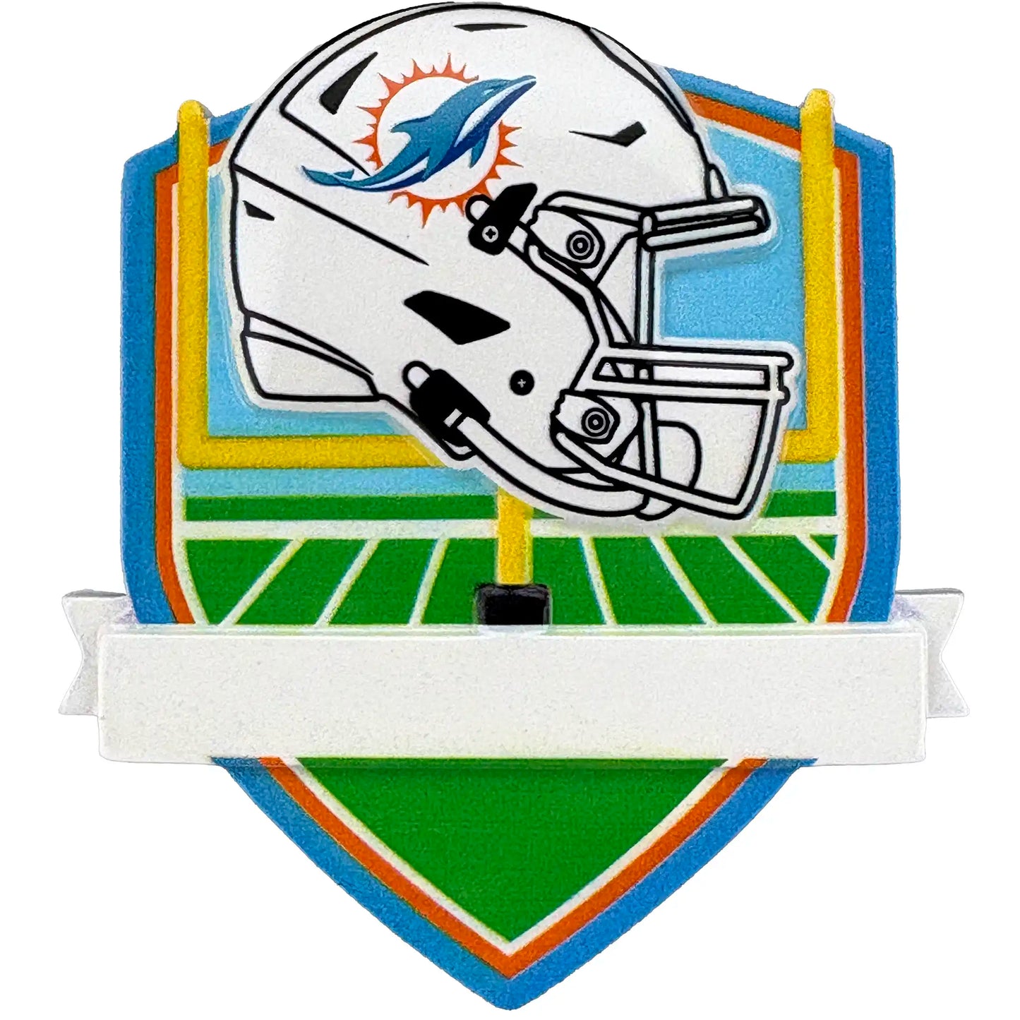 Miami Dolphins NFL Personalized Ornament