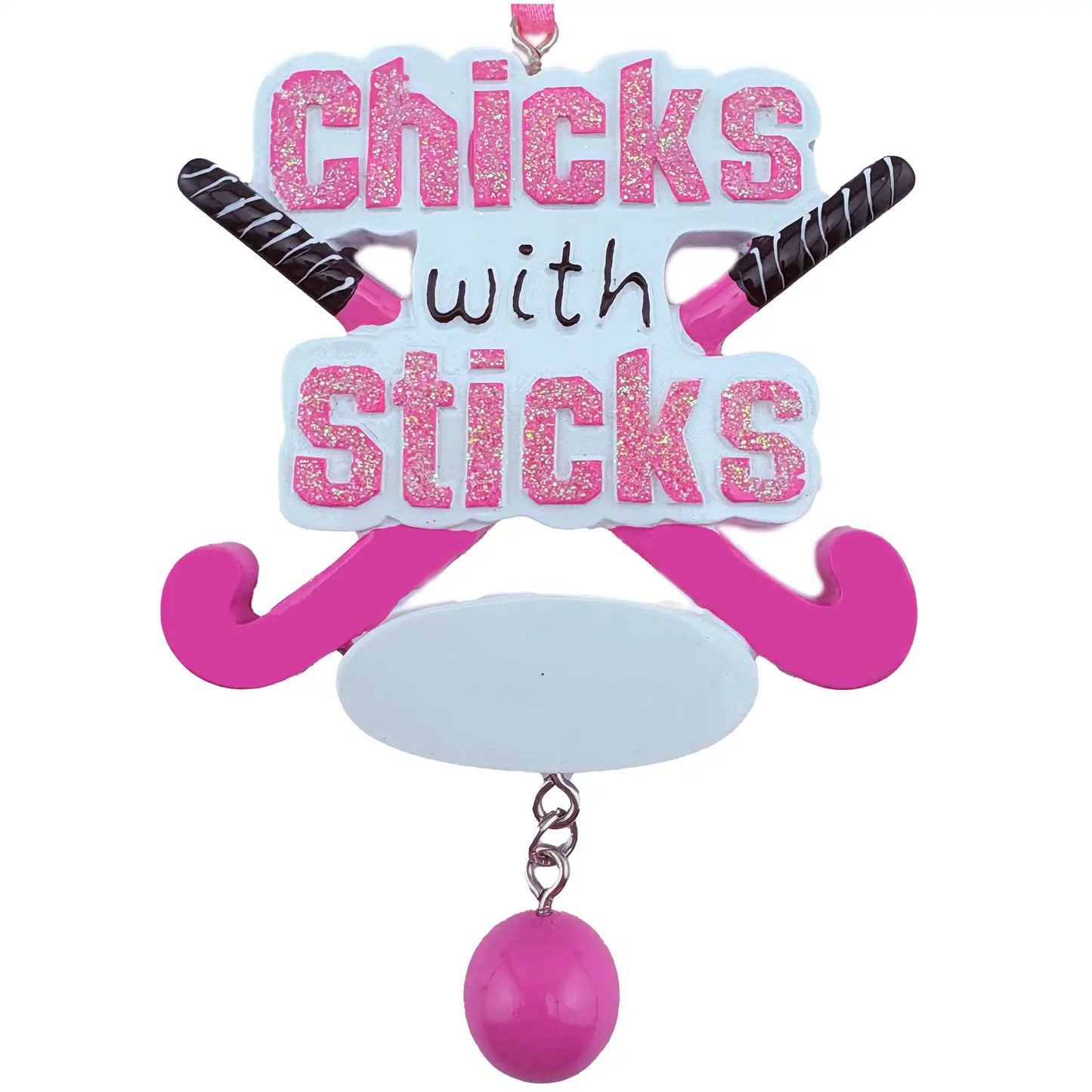 Field Hockey Personalized Ornament