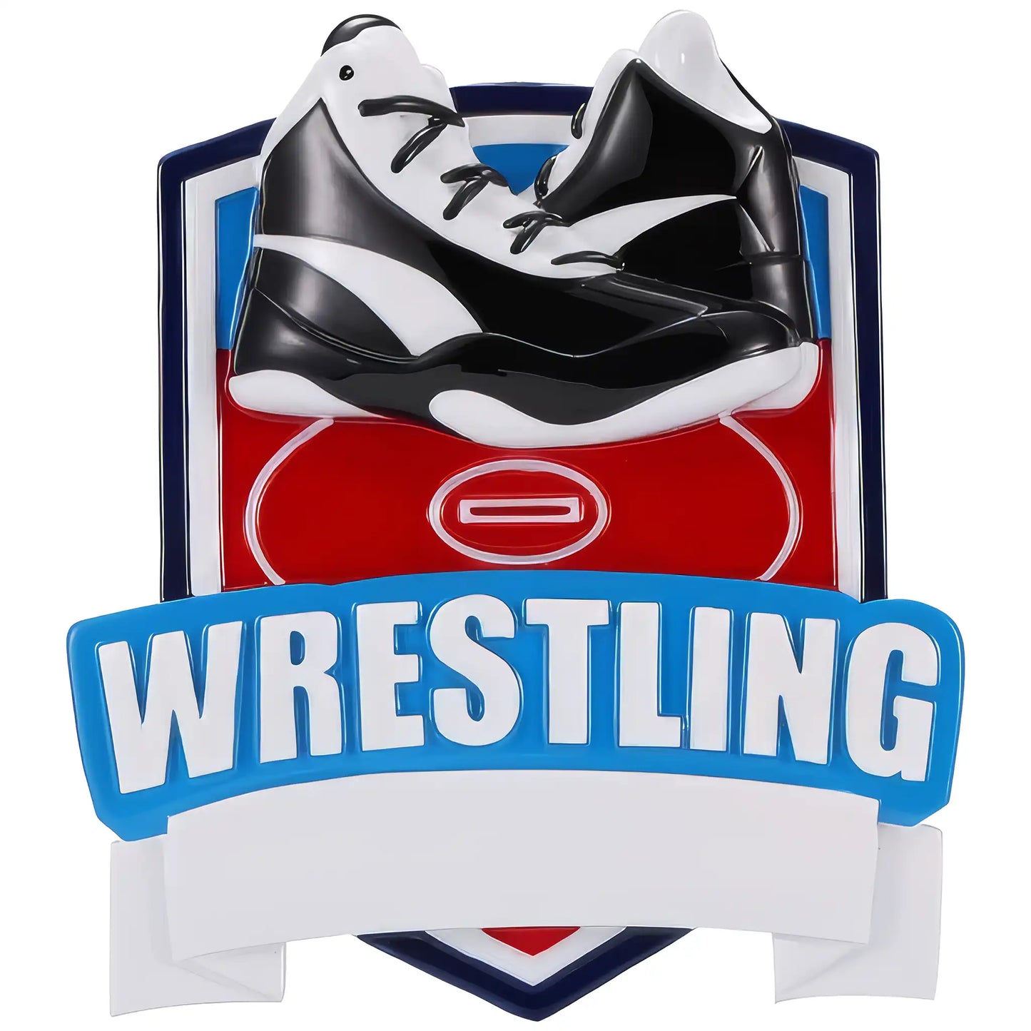 Wrestling Personalized Ornament - Collage