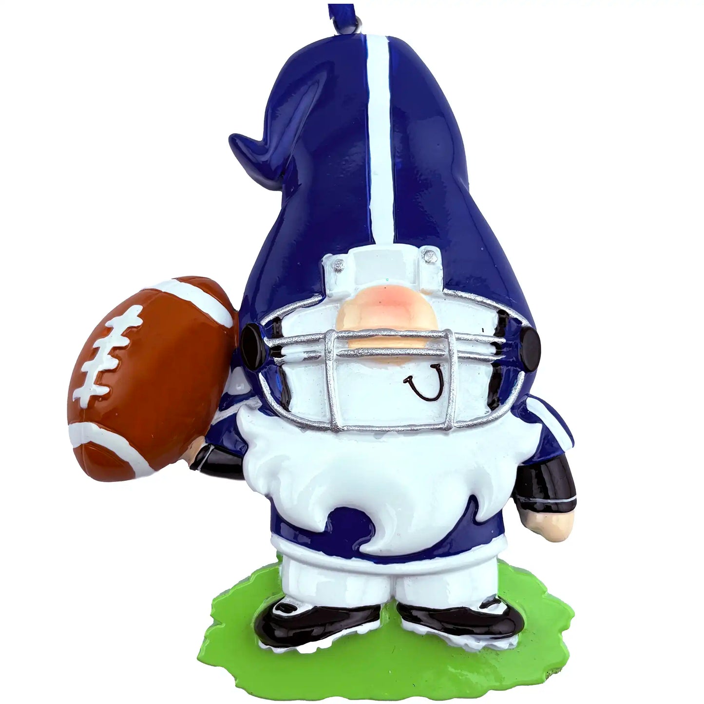 Adorno personalizado de gnomo de jugador de fútbol