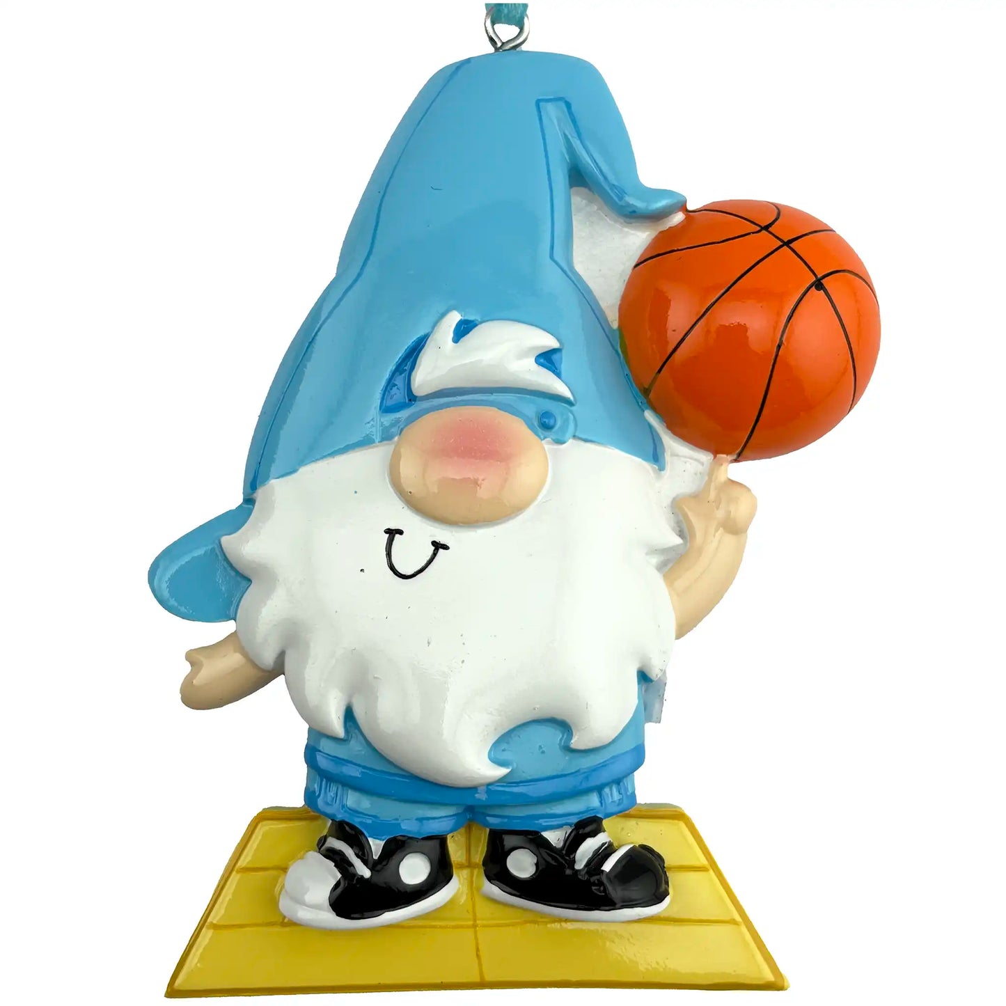 Adorno personalizado de gnomo de jugador de baloncesto