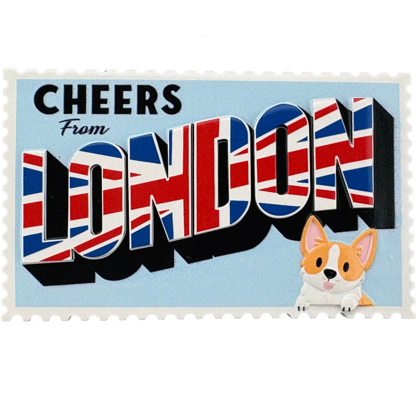 London Postcard Personalized Ornament