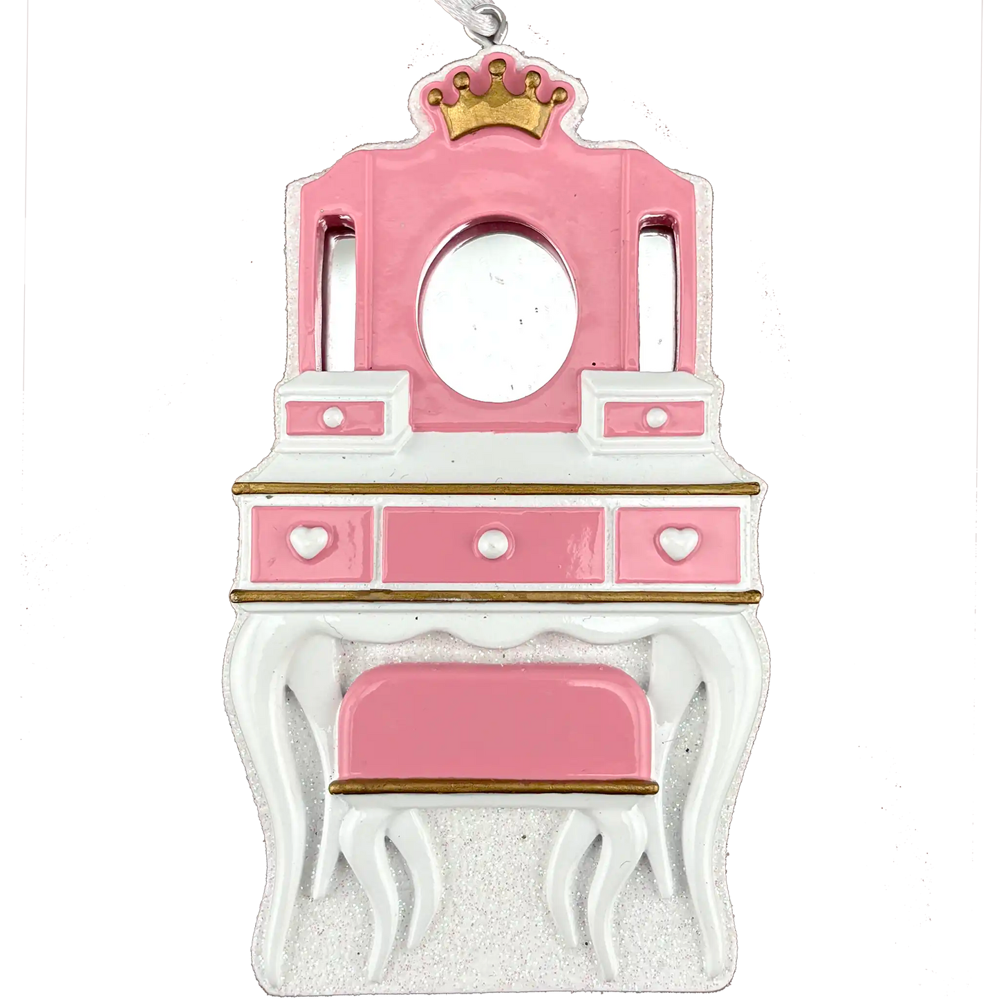 Espejo de tocador para niñas, adorno personalizado de belleza