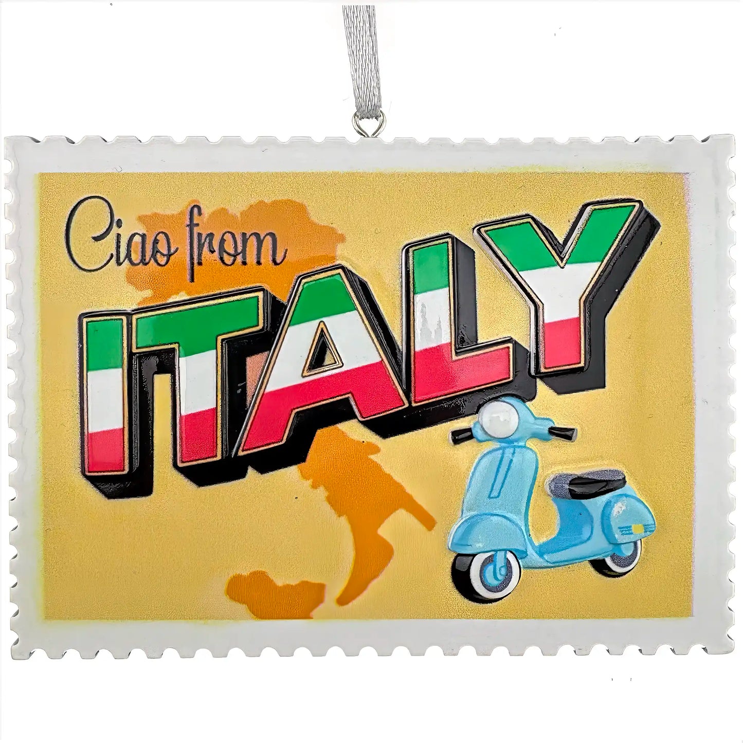 Italy Postcard Personalized Ornament