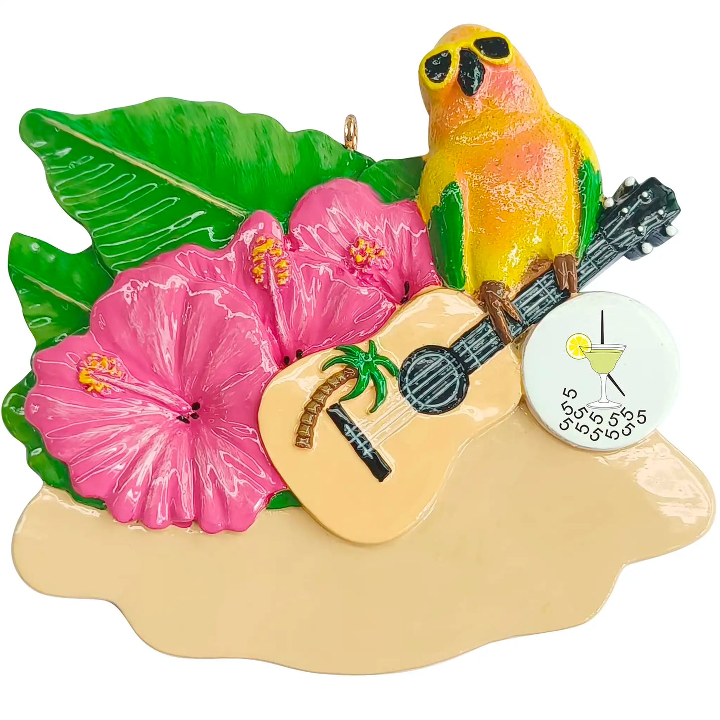 Adorno personalizado de Jimmy Buffet "5 O'Clock Somewhere"
