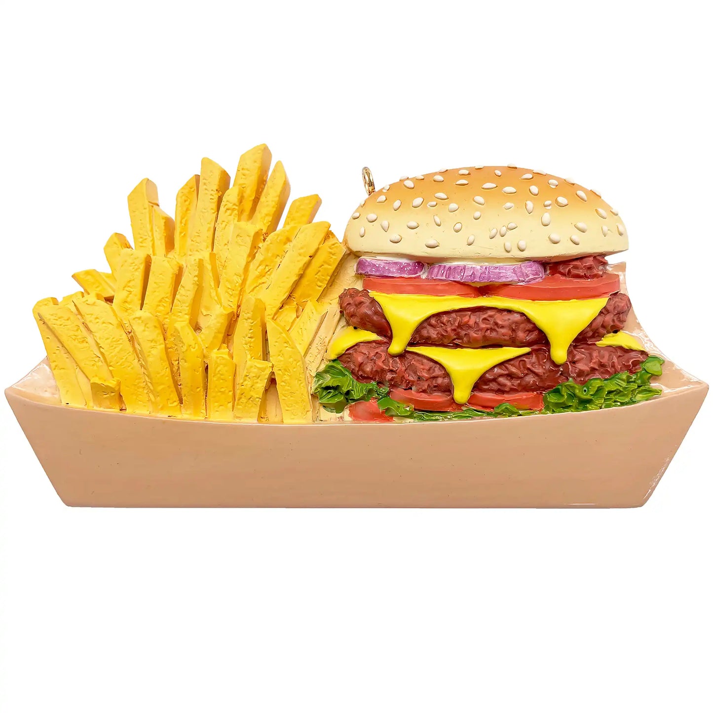 Burger & Fries Personalized Ornament
