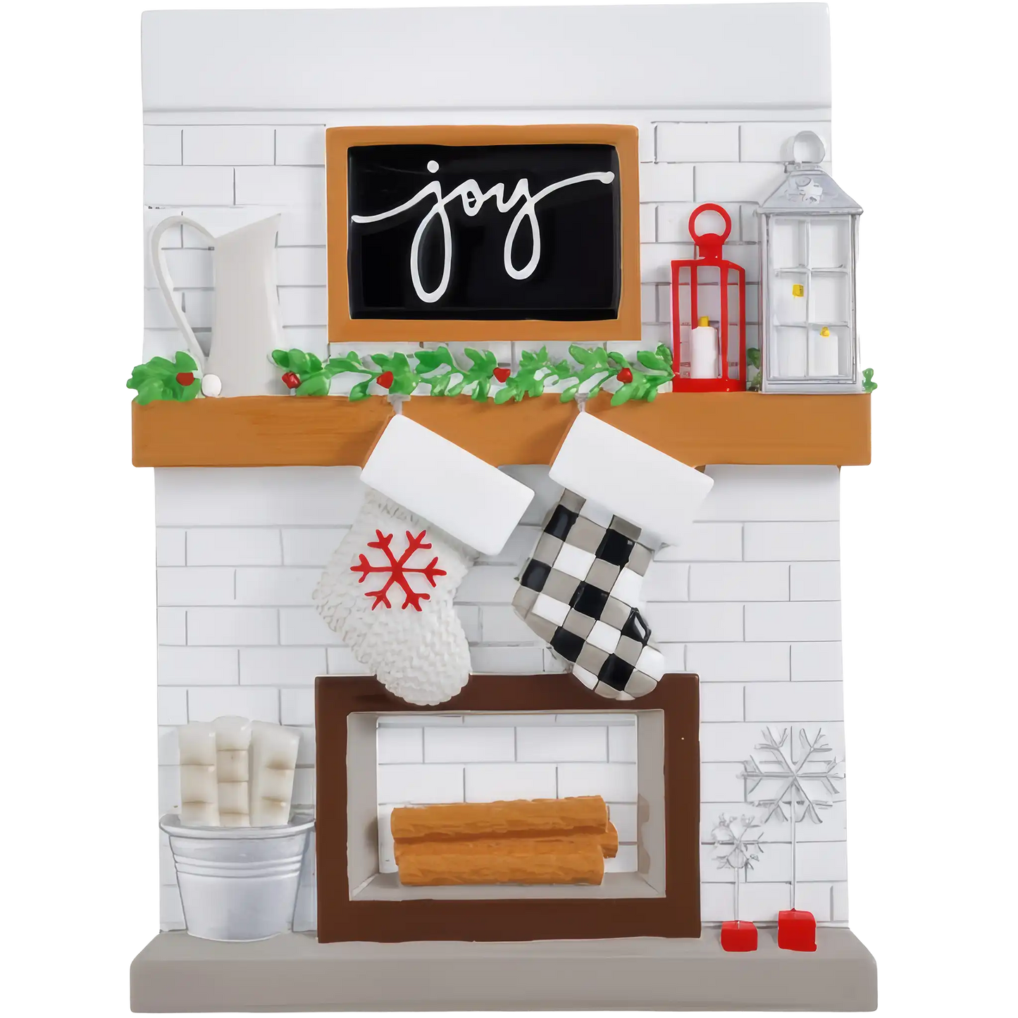 Repisa de chimenea para familia de 2 personas. Mesa