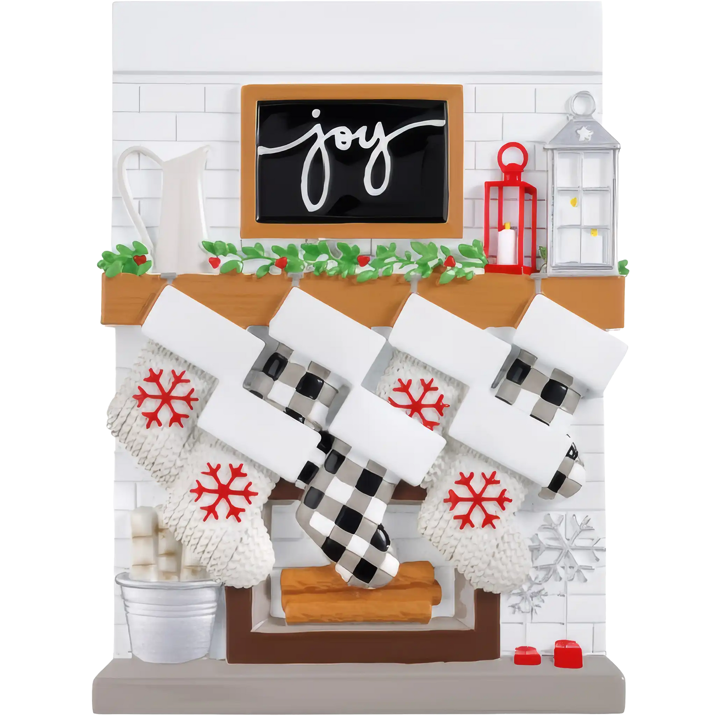 Repisa de chimenea Media Familia de 7 Mesa