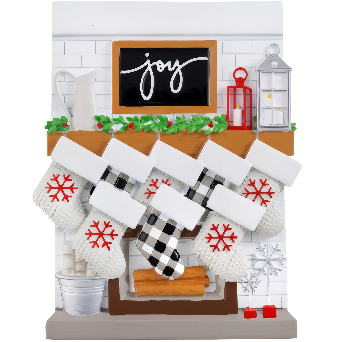 Repisa de chimenea para familia de 8 personas. Mesa