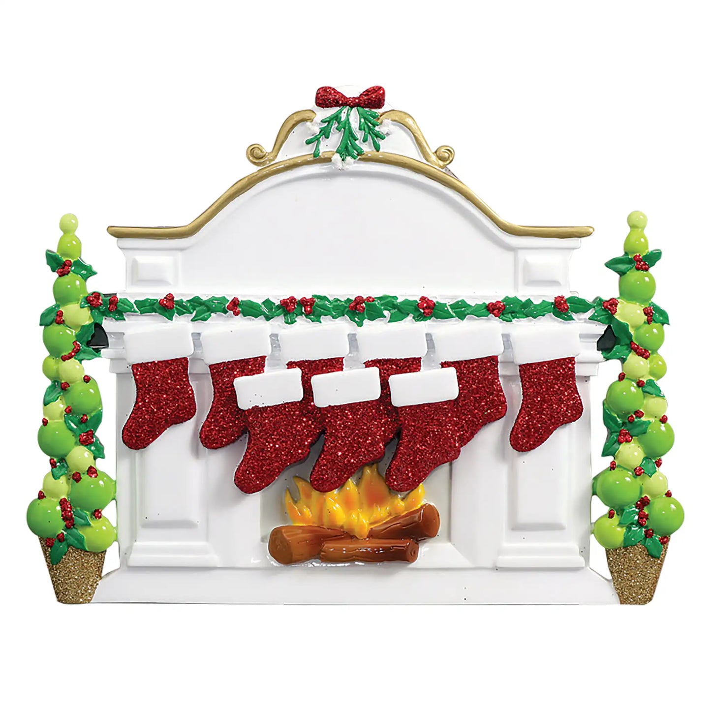 Stocking Tabletop Family of 9 Personalized Christmas Decoration