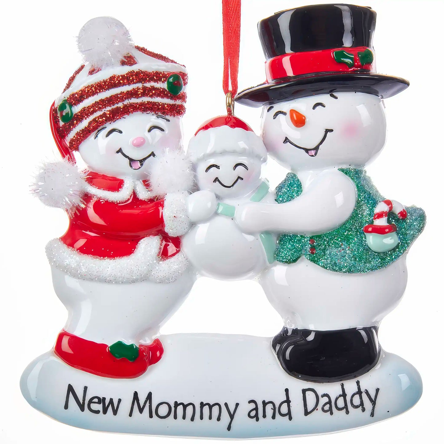New Parents 1st Christmas Personalized Ornament
