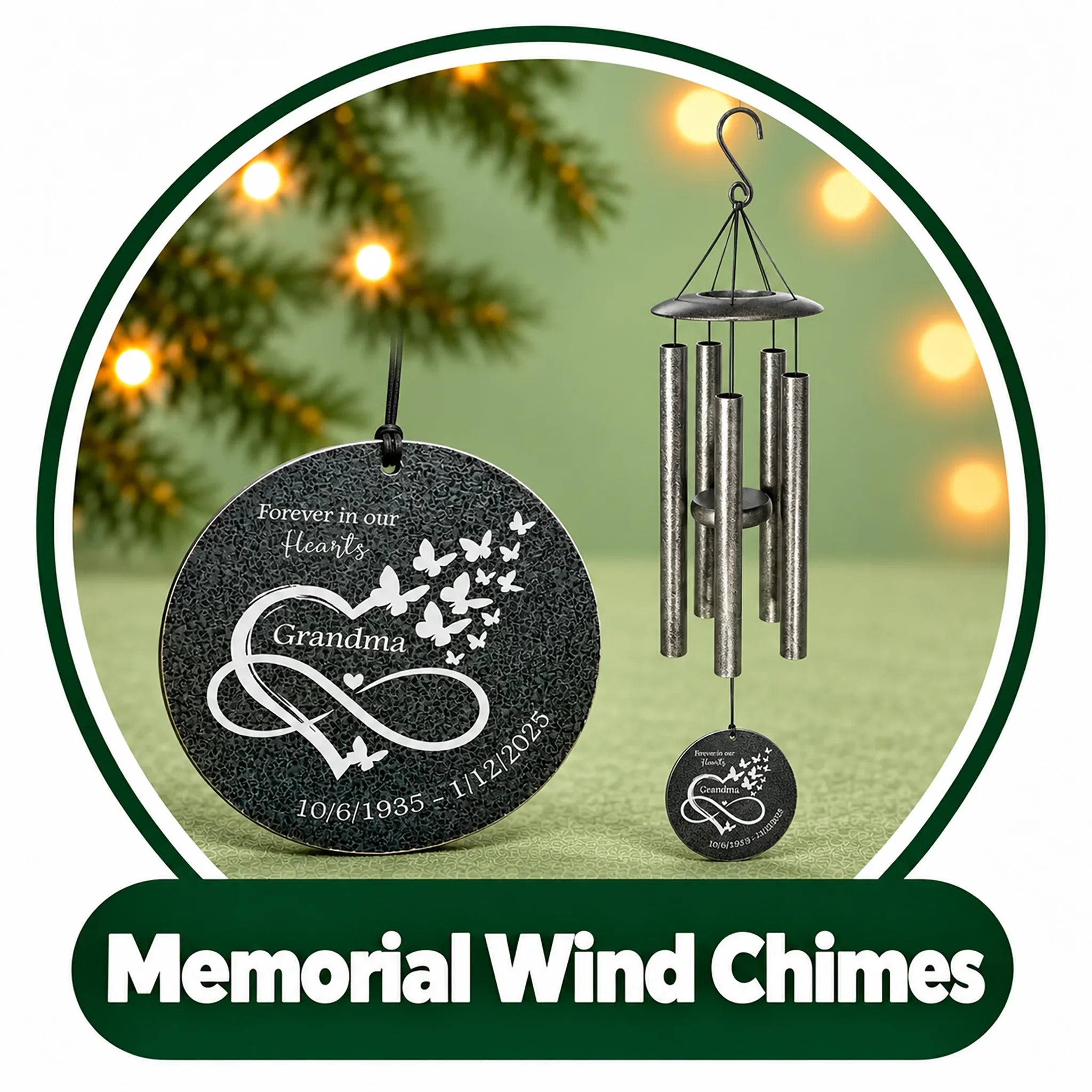 Personalized Memorial Wind Chimes | Sympathy Gifts & Keepsakes ...