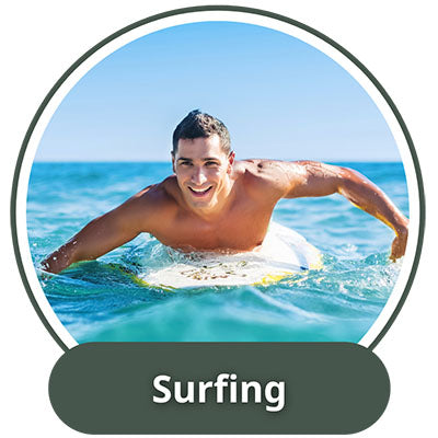 Surfing Ornaments