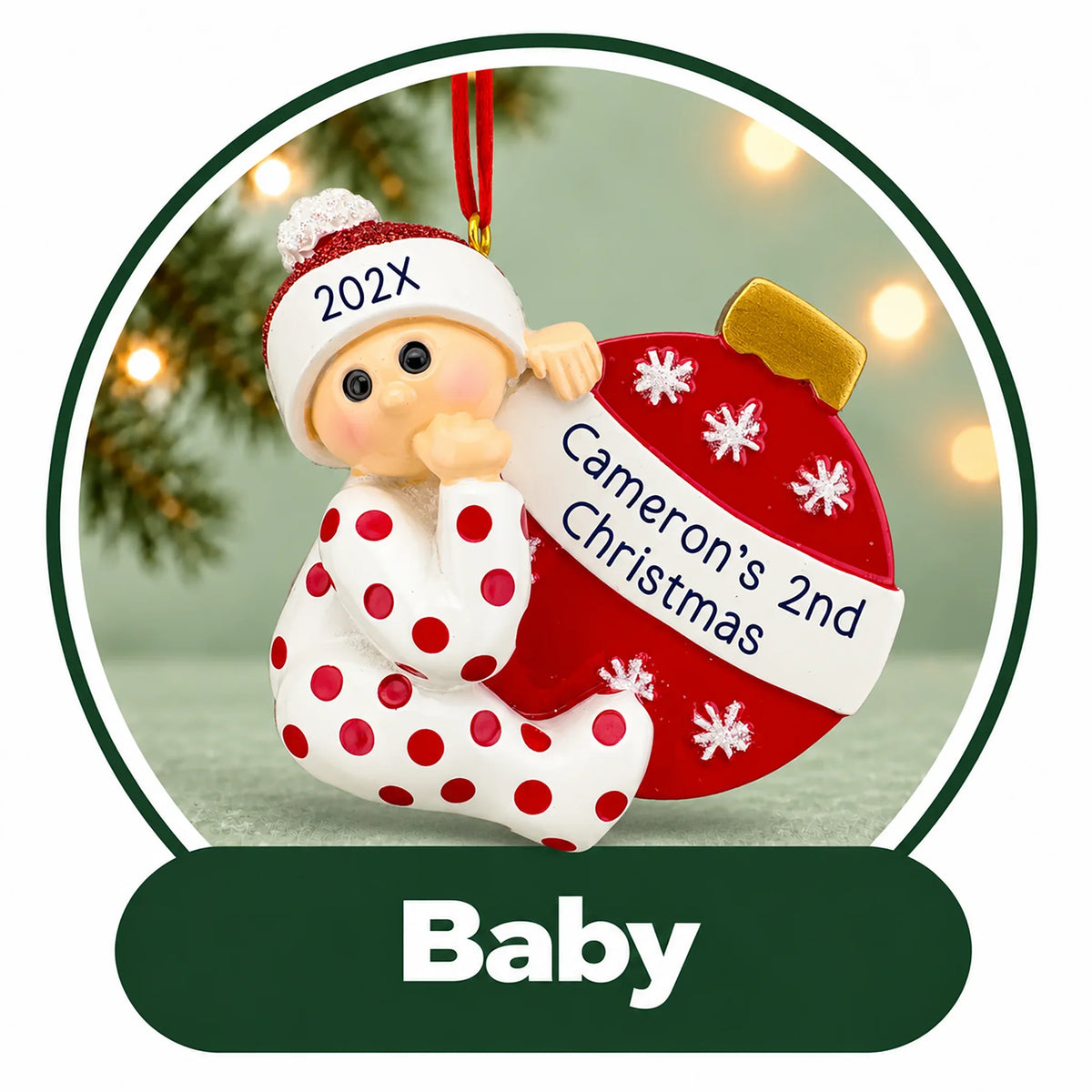 Personalized Baby Ornaments