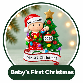 Personalized Baby's First Christmas Ornaments