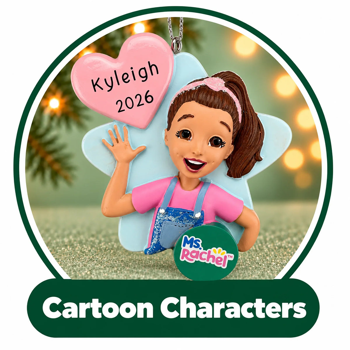 Personalized Cartoon Character Ornaments