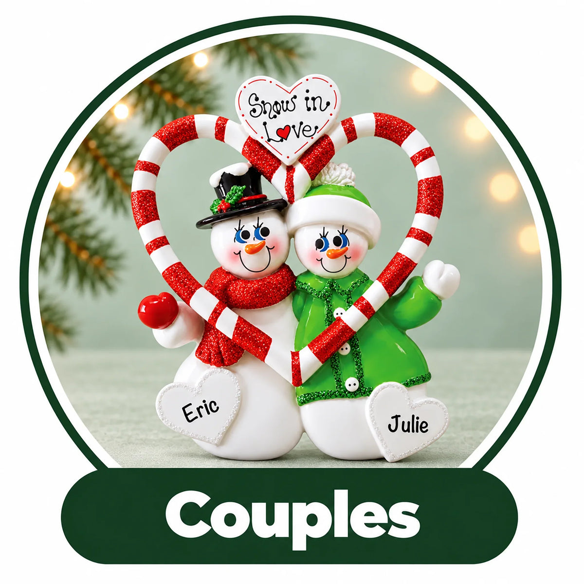 Personalized Couples Ornaments
