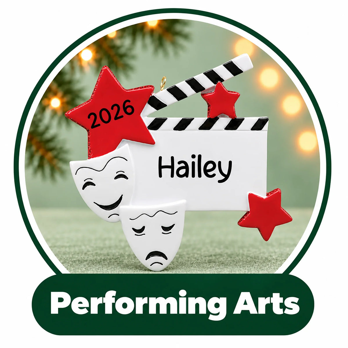 Personalized Performing Arts Ornaments