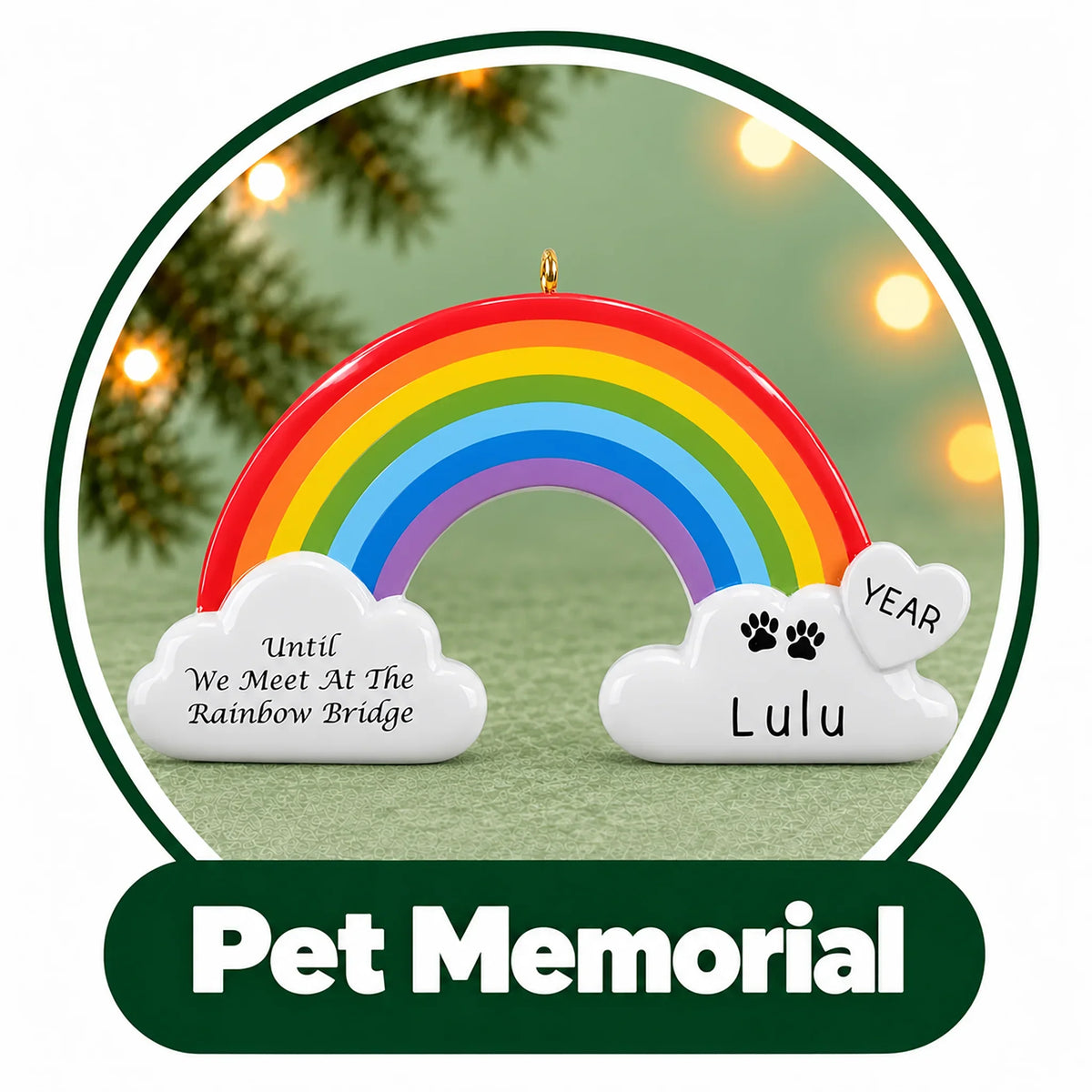 Personalized Pet Memorial Ornaments