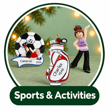 Personalized Sports & Activities Ornaments