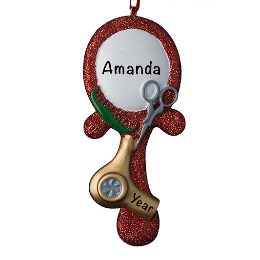 Hairstylist Christmas Ornament